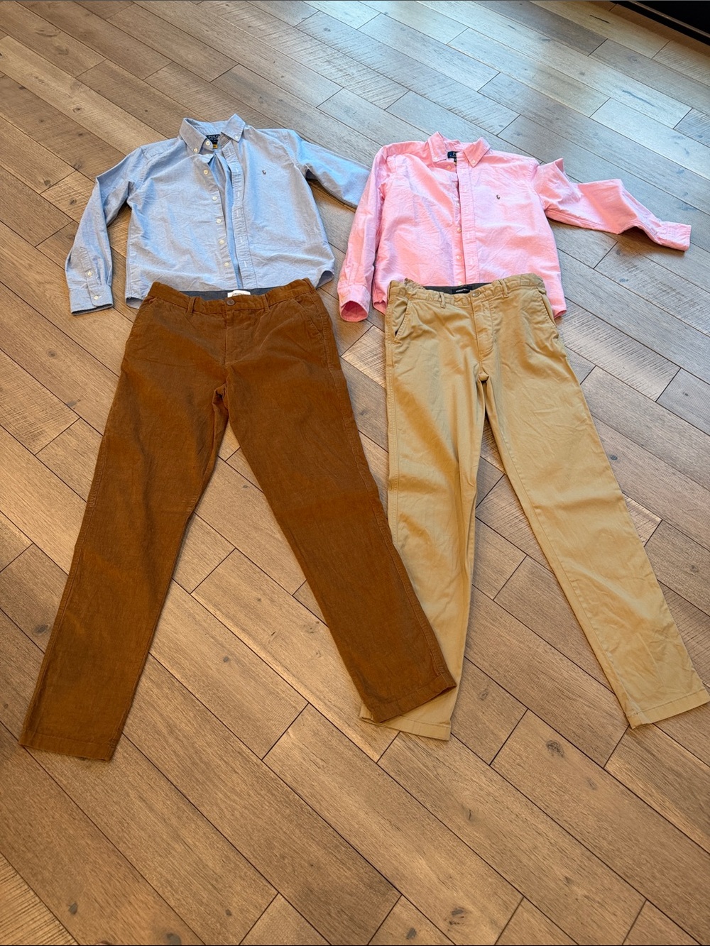 Ralph Lauren Button-Down Shirts 14/16 & Nordstrom Boys Khaki’s and Corduroy